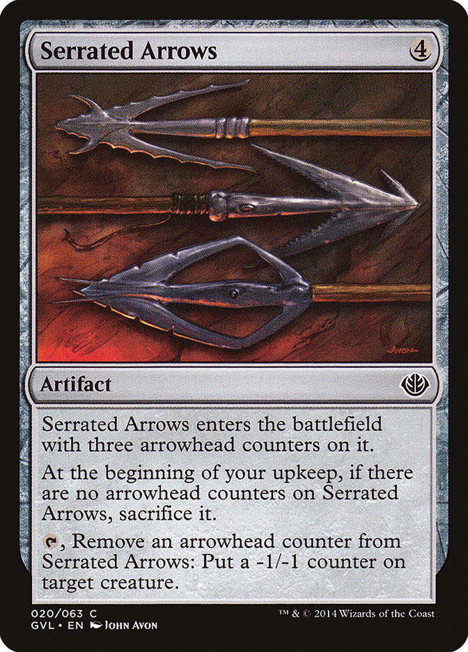 Serrated Arrows (Garruk vs. Liliana) [Duel Decks Anthology] | Gamers Paradise