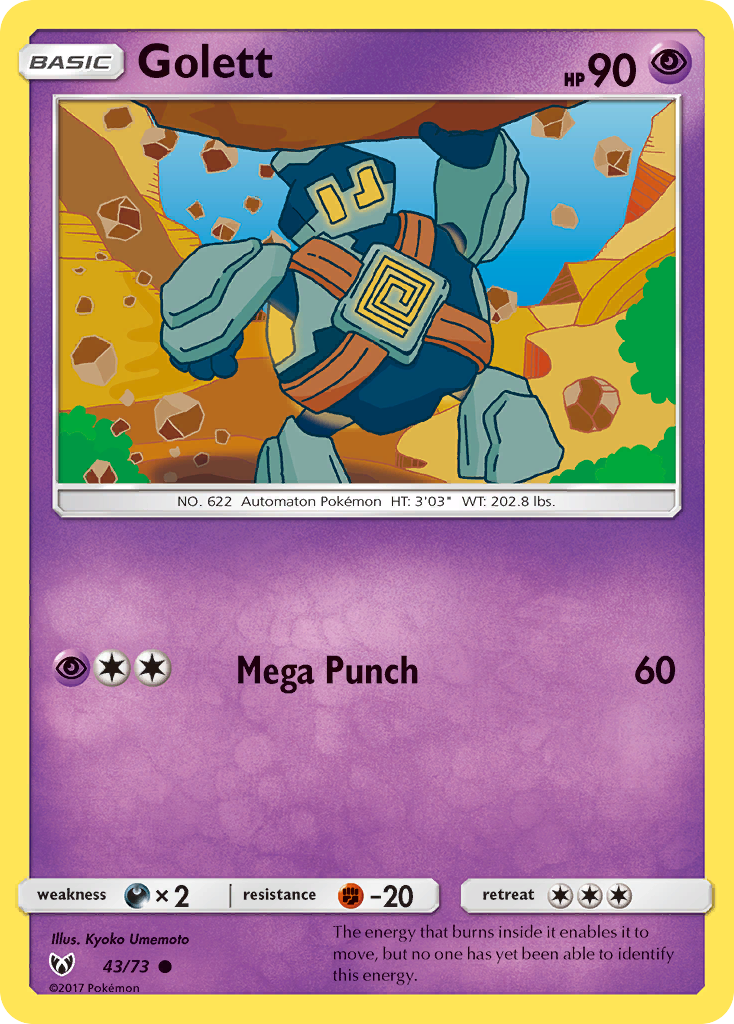 Golett (43/73) [Sun & Moon: Shining Legends] | Gamers Paradise