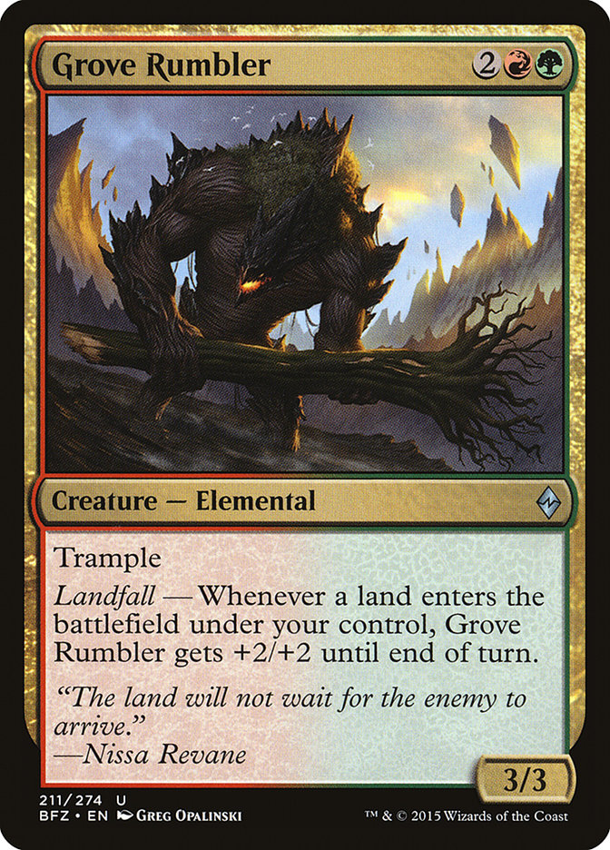 Grove Rumbler [Battle for Zendikar] | Gamers Paradise