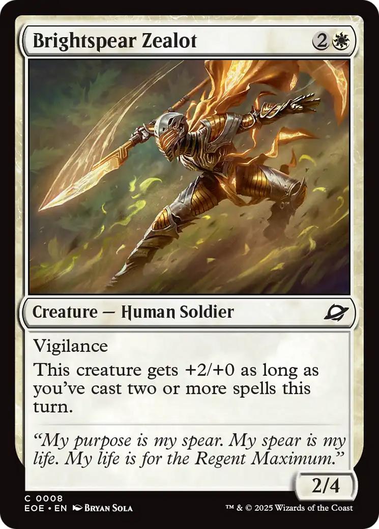 Brightspear Zealot [Edge of Eternities] | Gamers Paradise