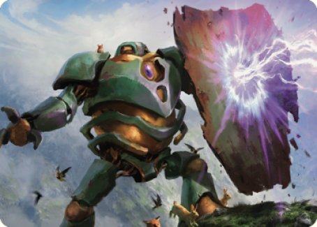 Walking Bulwark Art Card [Dominaria United Art Series] | Gamers Paradise