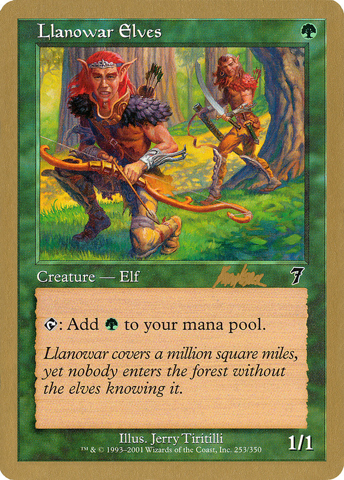 Llanowar Elves (Brian Kibler) [World Championship Decks 2002] | Gamers Paradise