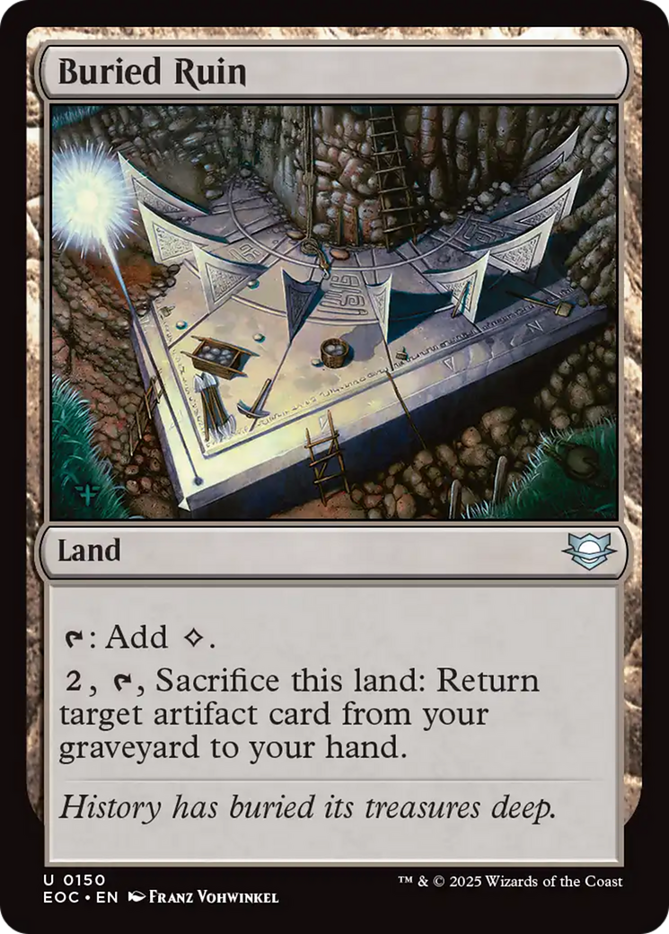 Buried Ruin [Edge of Eternities Commander] | Gamers Paradise