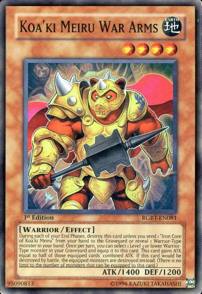 Koa'ki Meiru War Arms [RGBT-EN081] Super Rare | Gamers Paradise