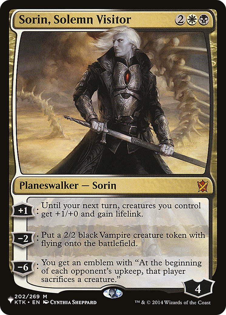 Sorin, Solemn Visitor [The List Reprints] | Gamers Paradise