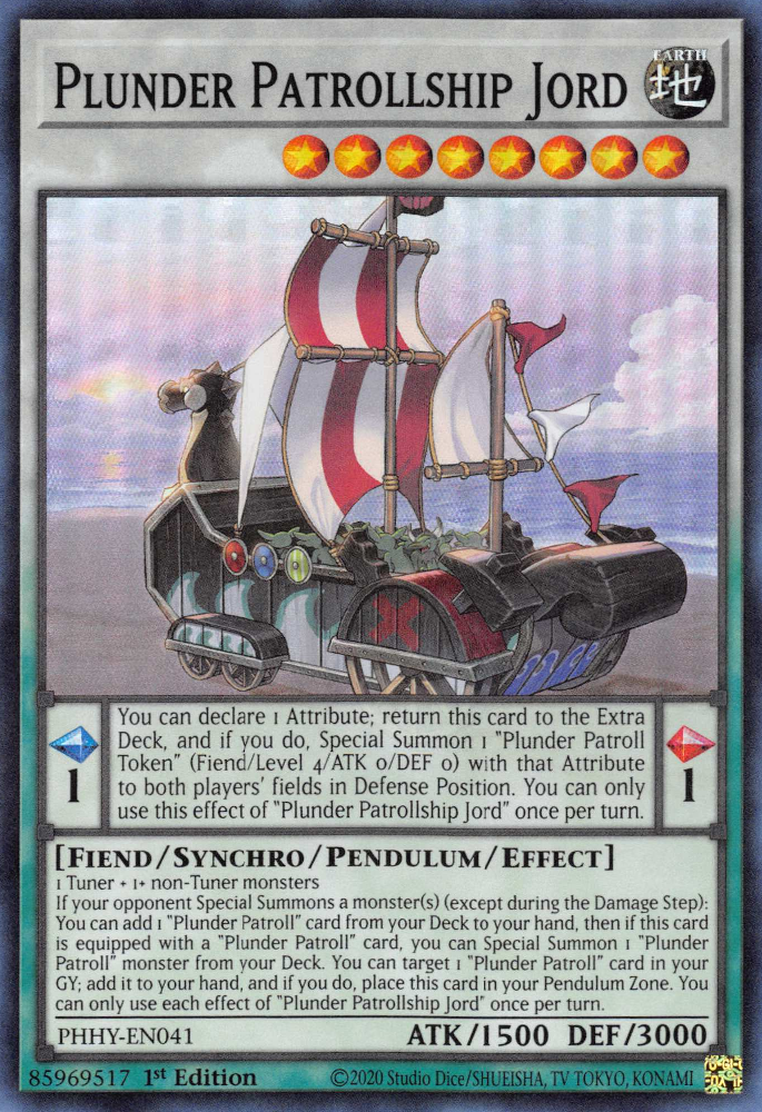 Plunder Patrollship Jord [PHHY-EN041] Super Rare | Gamers Paradise