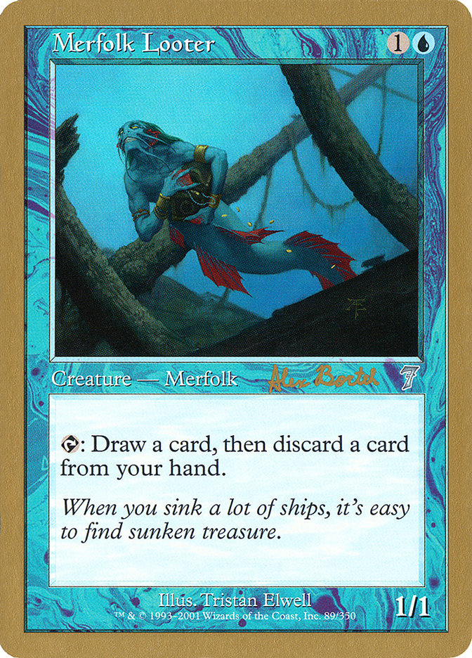 Merfolk Looter (Alex Borteh) [World Championship Decks 2001] | Gamers Paradise