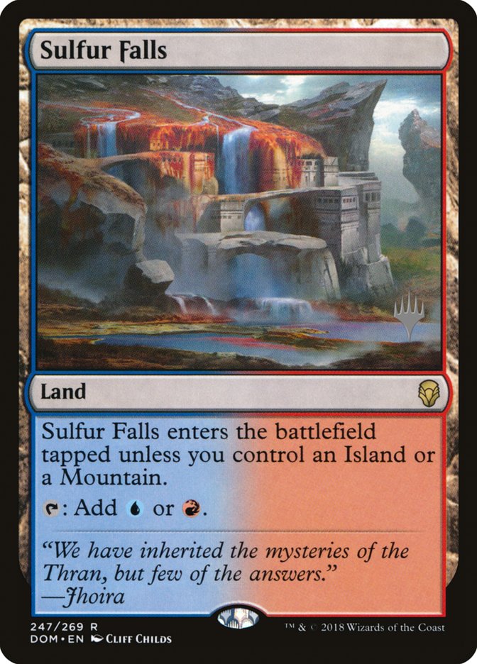 Sulfur Falls (Promo Pack) [Dominaria Promos] | Gamers Paradise