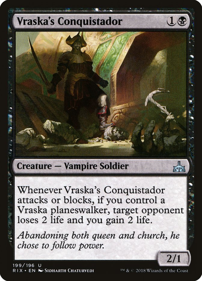 Vraska's Conquistador [Rivals of Ixalan] | Gamers Paradise