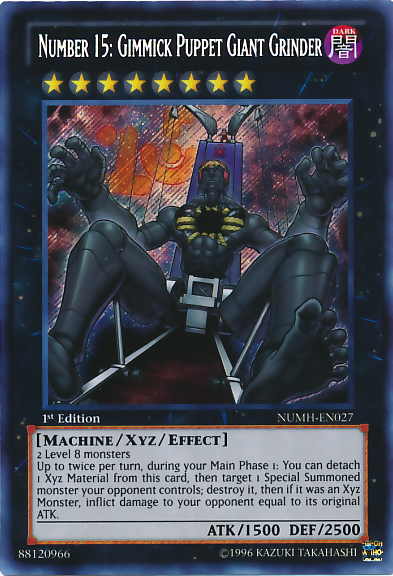 Number 15: Gimmick Puppet Giant Grinder [NUMH-EN027] Secret Rare | Gamers Paradise