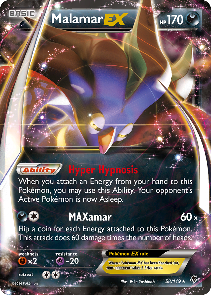 Malamar EX (58/119) [XY: Phantom Forces] | Gamers Paradise