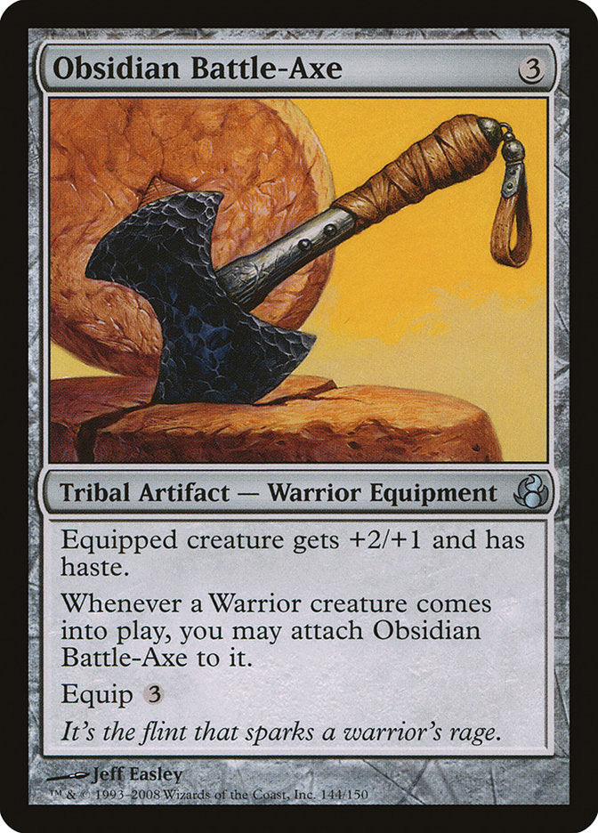 Obsidian Battle-Axe [Morningtide] | Gamers Paradise