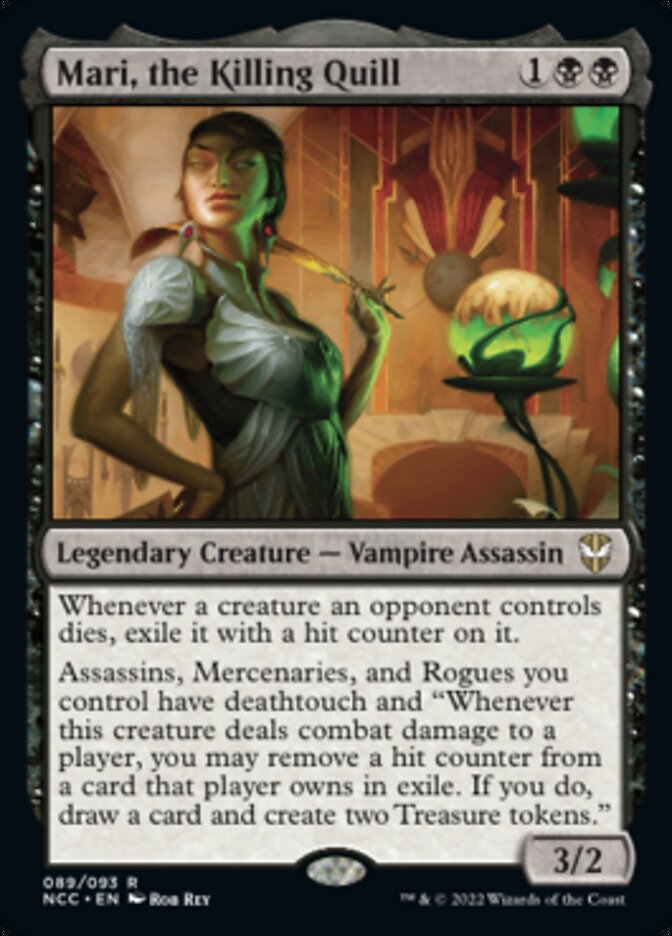 Mari, the Killing Quill [Streets of New Capenna Commander] | Gamers Paradise