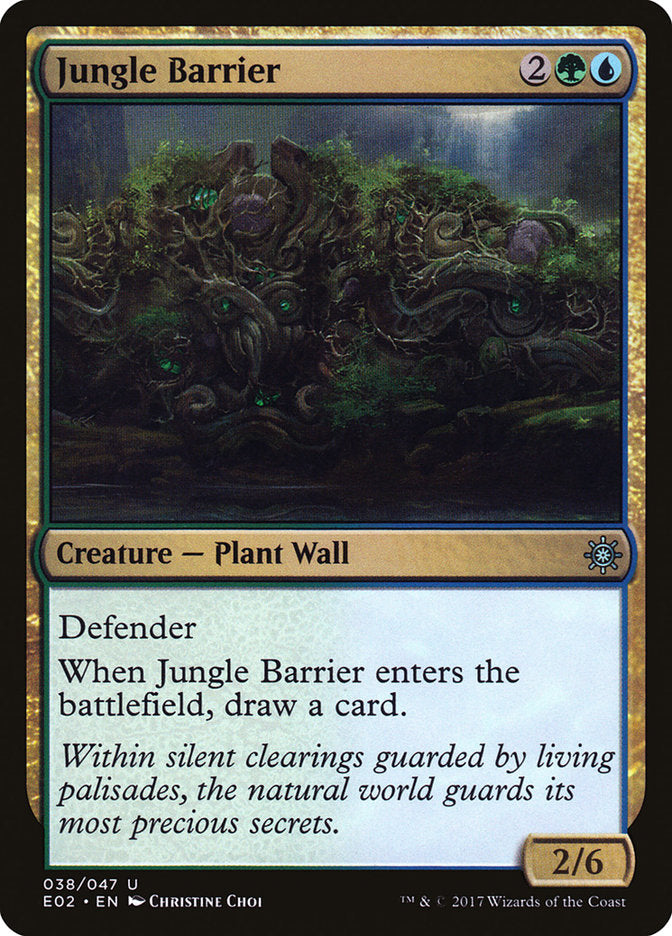 Jungle Barrier [Explorers of Ixalan] | Gamers Paradise