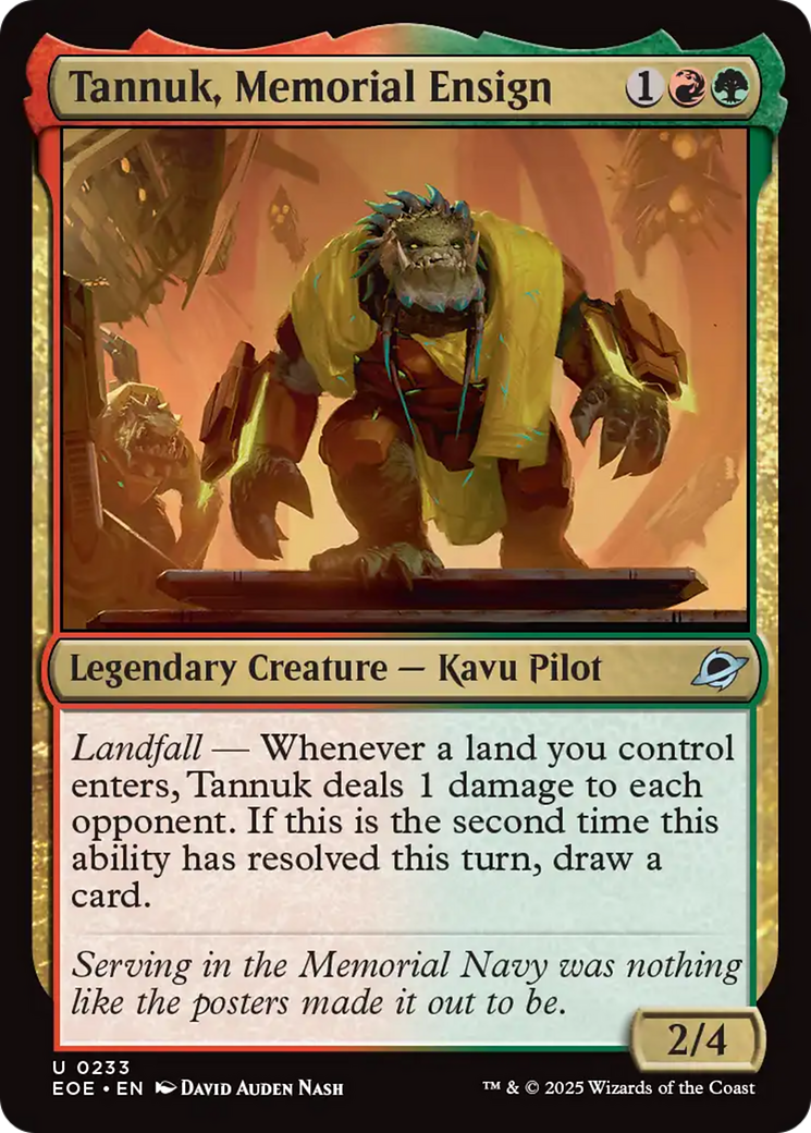 Tannuk, Memorial Ensign [Edge of Eternities] | Gamers Paradise