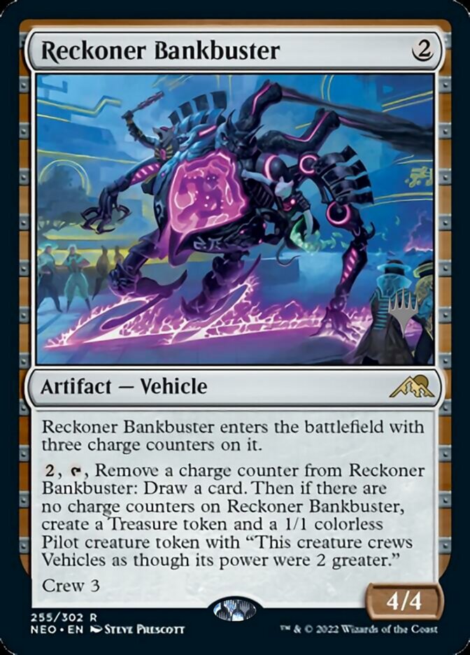 Reckoner Bankbuster (Promo Pack) [Kamigawa: Neon Dynasty Promos] | Gamers Paradise