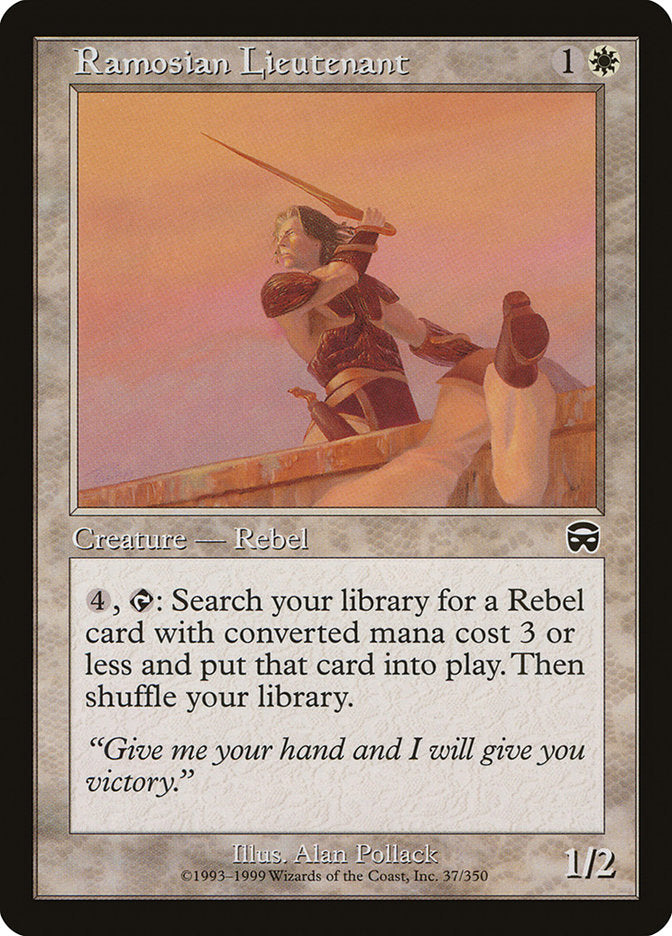 Ramosian Lieutenant [Mercadian Masques] | Gamers Paradise
