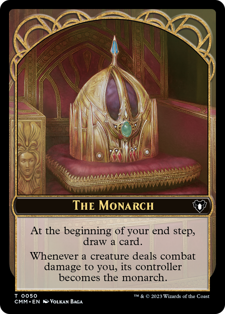 Copy (54) // The Monarch Double-Sided Token [Commander Masters Tokens] | Gamers Paradise