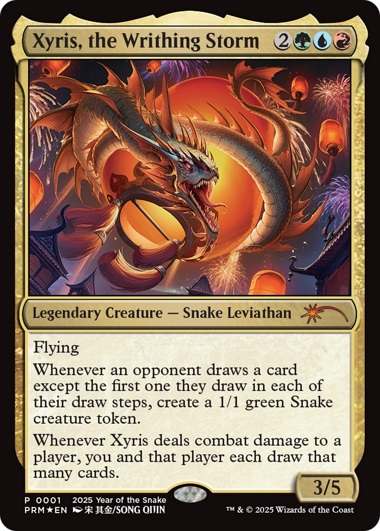 Xyris, the Writhing Storm (Year of the Snake 2025) [Standard Showdown Promos] | Gamers Paradise