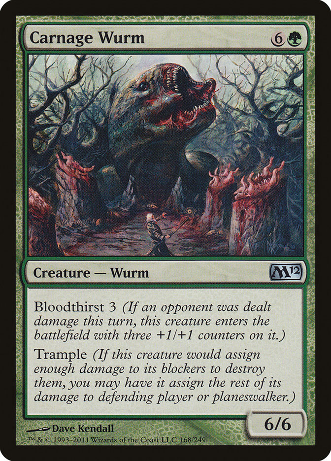 Carnage Wurm [Magic 2012] | Gamers Paradise