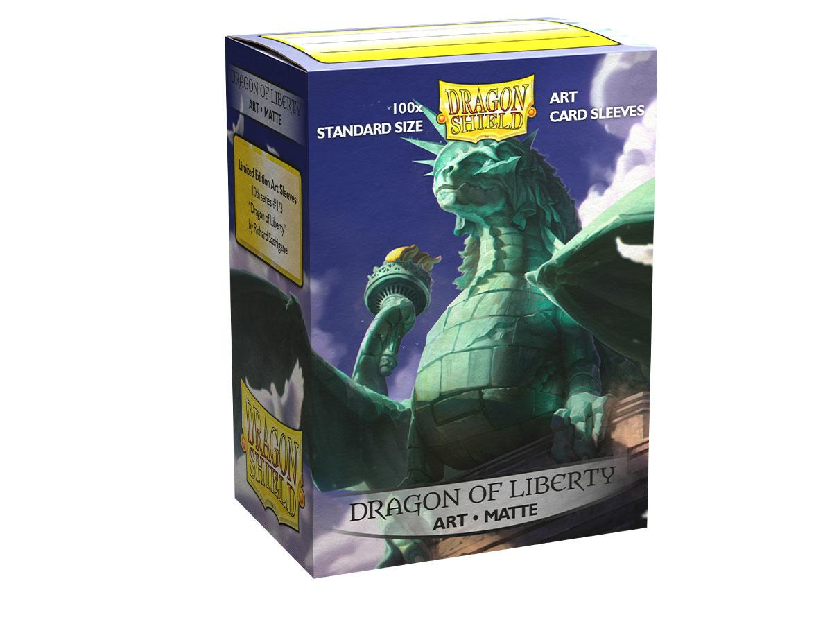 Dragon Shield: Standard 100ct Art Sleeves - Dragon of Liberty | Gamers Paradise
