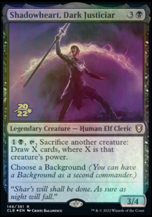 Shadowheart, Dark Justiciar [Commander Legends: Battle for Baldur's Gate Prerelease Promos] | Gamers Paradise