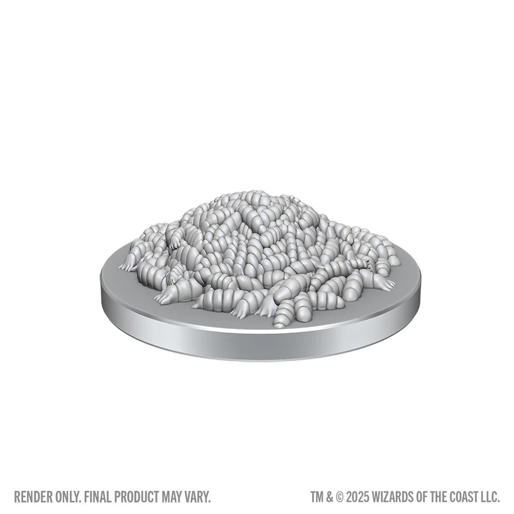 D&D Nolzur's Marvelous Miniatures: Swarm of Rot Grubs & Rot Grub Victim | Gamers Paradise