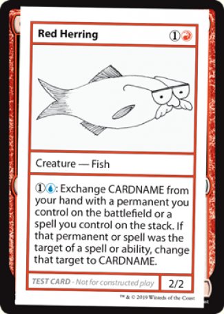 Red Herring (2021 Edition) [Mystery Booster Playtest Cards] | Gamers Paradise