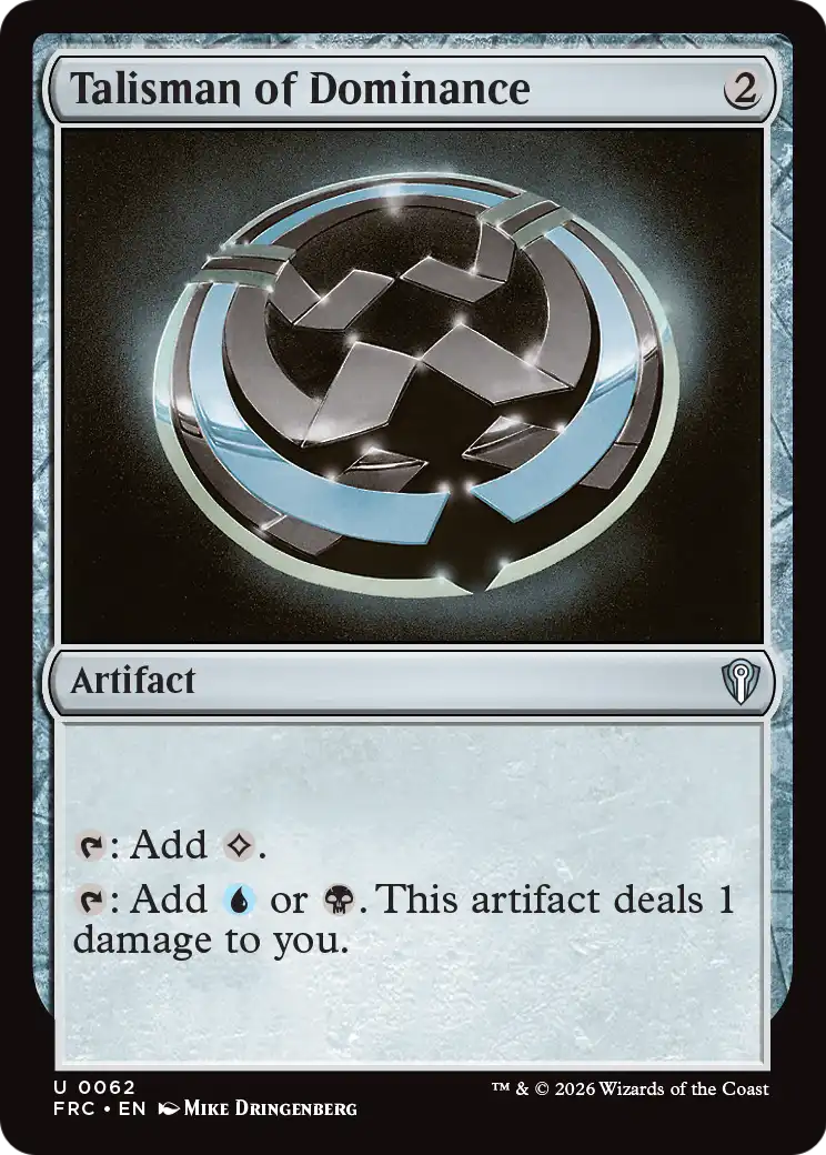Talisman of Dominance [Reality Fracture Commander] | Gamers Paradise