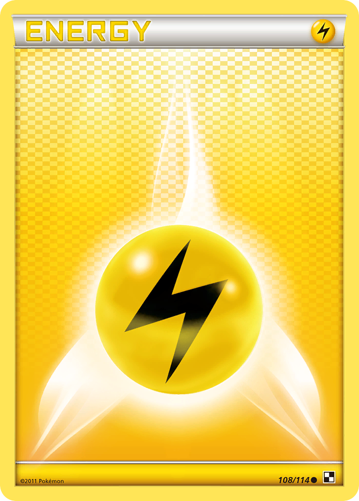 Lightning Energy (108/114) [Black & White: Base Set] | Gamers Paradise