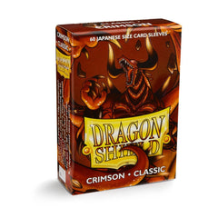 Dragon Shield: Japanese Size 60ct Sleeves - Crimson (Classic) | Gamers Paradise