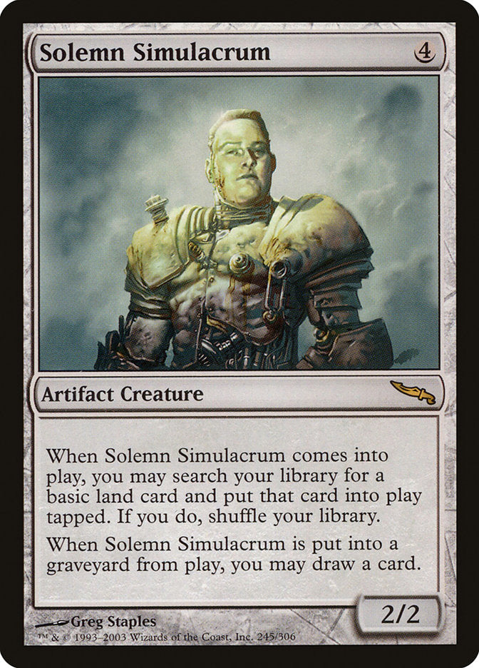 Solemn Simulacrum [Mirrodin] | Gamers Paradise