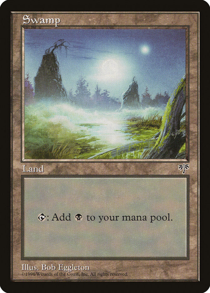 Swamp (Moon) [Mirage] | Gamers Paradise