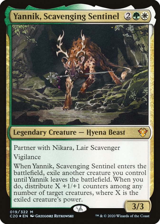Yannik, Scavenging Sentinel [Commander 2020] | Gamers Paradise