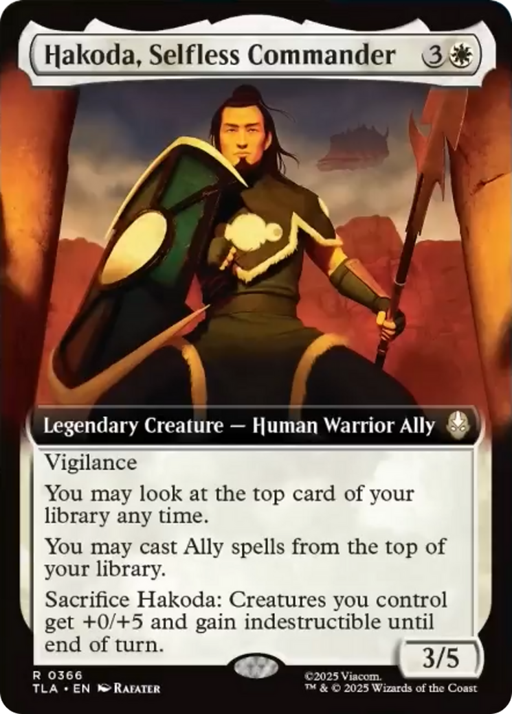 Hakoda, Selfless Commander (Extended Art) [Avatar: The Last Airbender] | Gamers Paradise