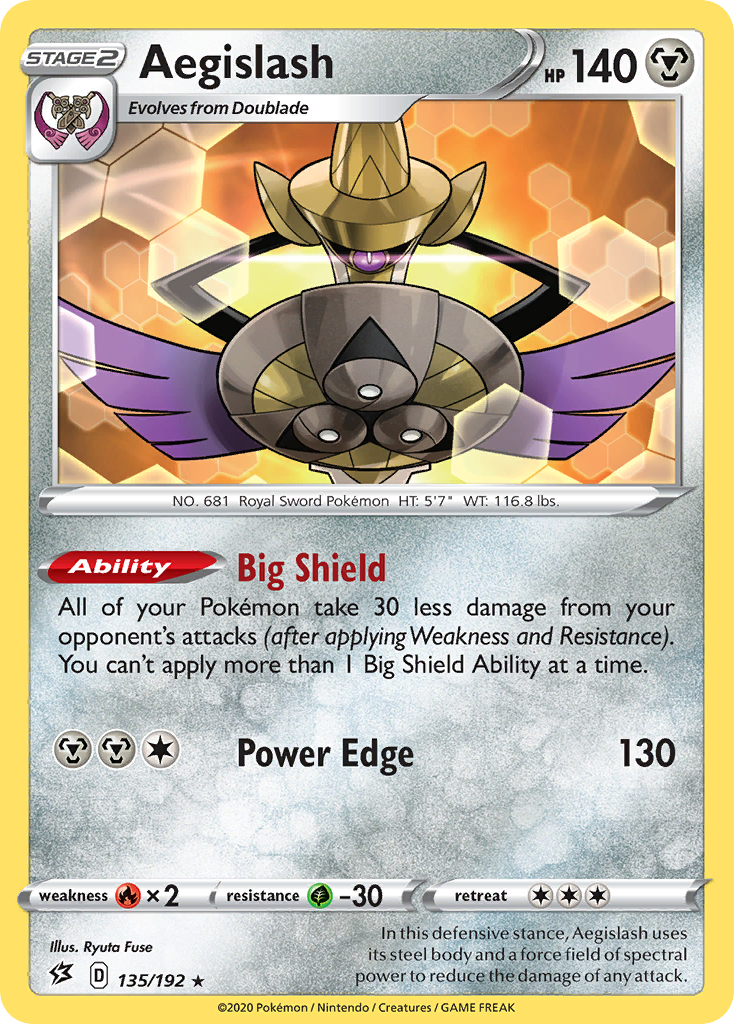 Aegislash (135/192) [Sword & Shield: Rebel Clash] | Gamers Paradise