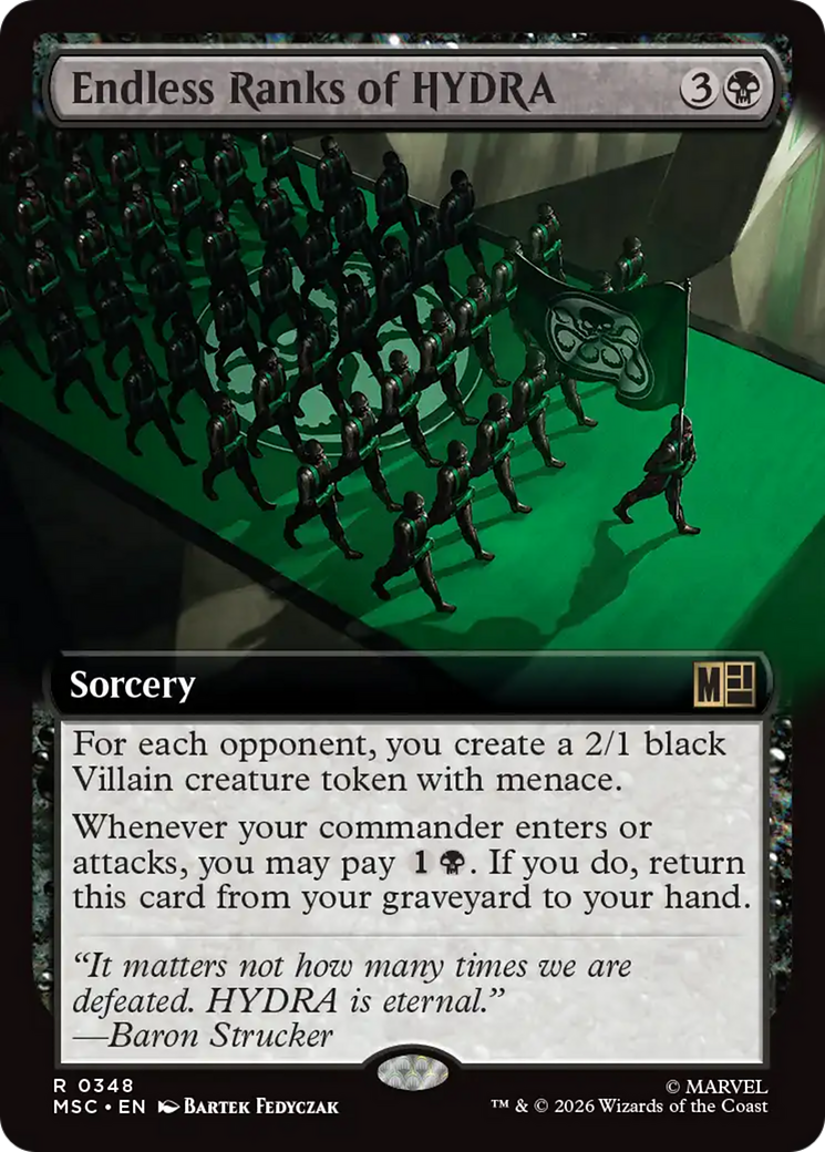 Endless Ranks of HYDRA (Extended Art) [Marvel Super Heroes Commander] | Gamers Paradise