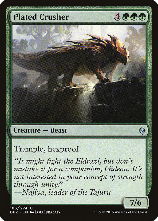 Plated Crusher [Battle for Zendikar] | Gamers Paradise