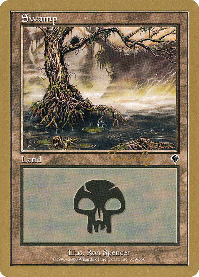 Swamp (tvdl339) (Tom van de Logt) [World Championship Decks 2001] | Gamers Paradise