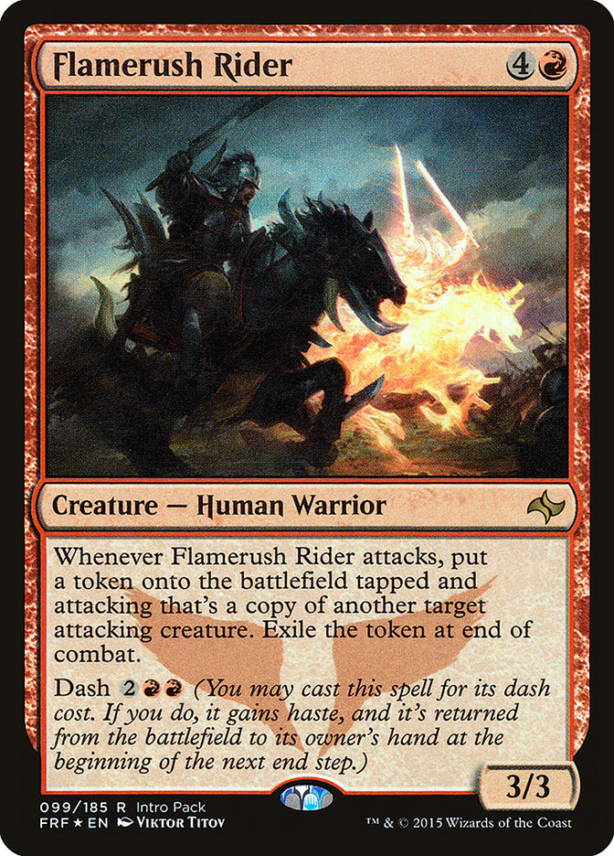 Flamerush Rider (Intro Pack) [Fate Reforged Promos] | Gamers Paradise