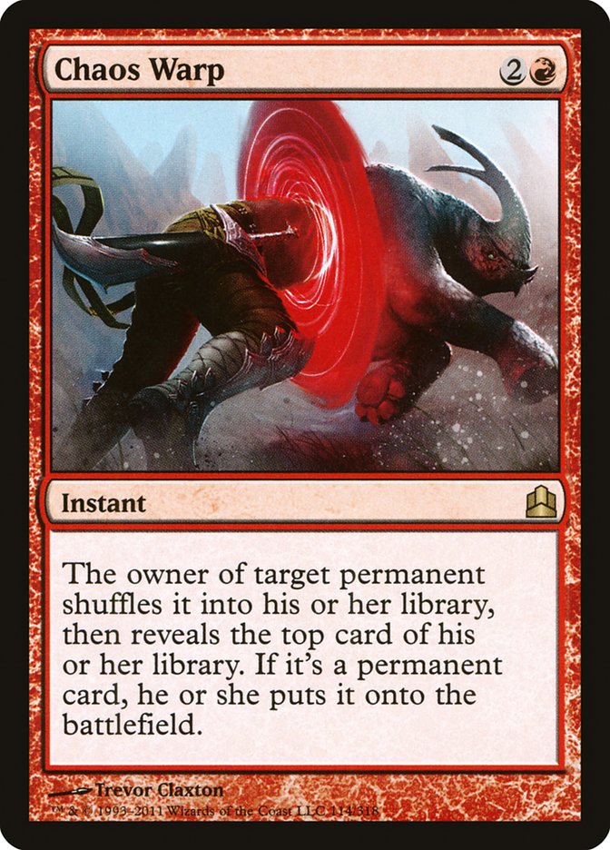 Chaos Warp [Commander 2011] | Gamers Paradise