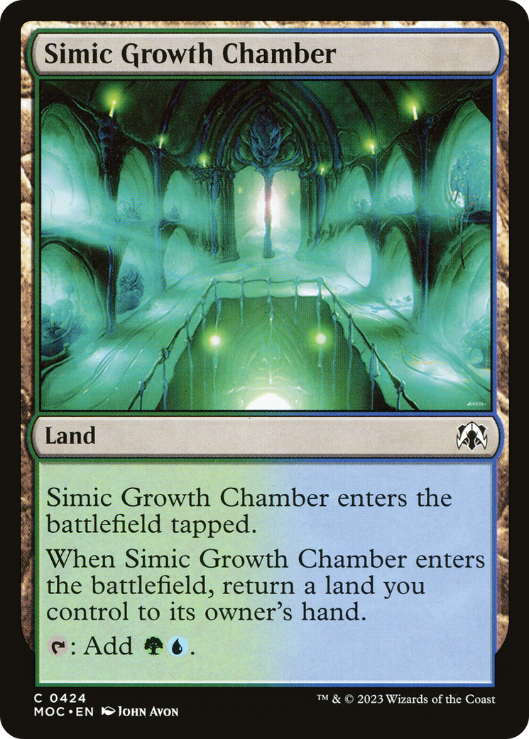 Simic Growth Chamber [March of the Machine Commander] | Gamers Paradise