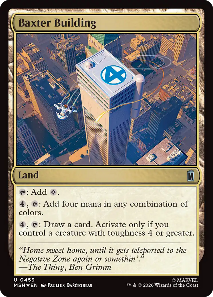 Baxter Building (Surge Foil) [Marvel Super Heroes] | Gamers Paradise