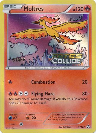 Moltres (XY127) (Staff) [XY: Black Star Promos] | Gamers Paradise