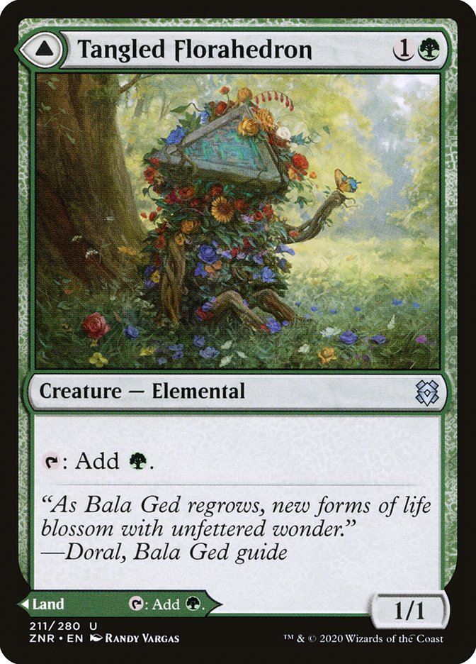 Tangled Florahedron // Tangled Vale [Zendikar Rising] | Gamers Paradise