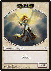 Angel // Demon Double-Sided Token (Oversized) [Open the Helvault] | Gamers Paradise
