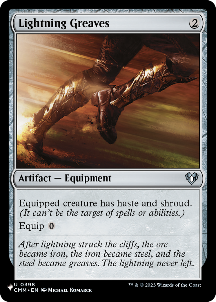 Lightning Greaves (CMM) [The List] | Gamers Paradise