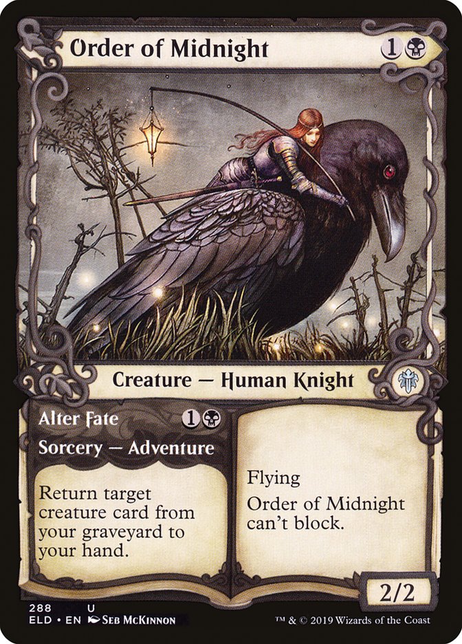 Order of Midnight // Alter Fate (Showcase) [Throne of Eldraine] | Gamers Paradise