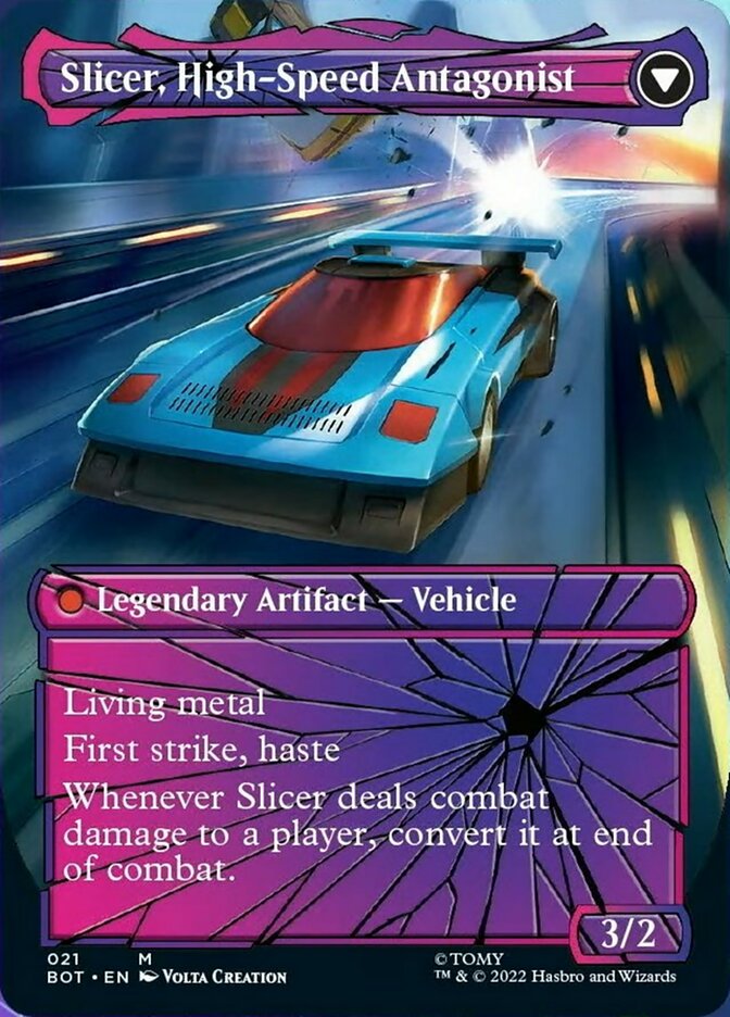 Slicer, Hired Muscle // Slicer, High-Speed Antagonist (Shattered Glass) [Transformers] | Gamers Paradise