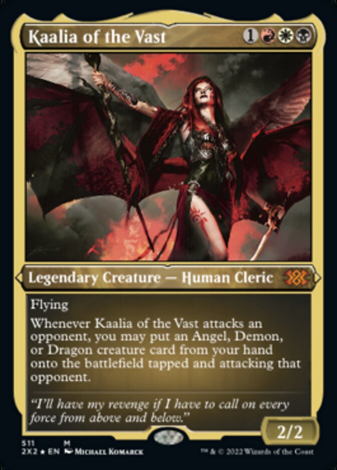 Kaalia of the Vast (Foil Etched) [Double Masters 2022] | Gamers Paradise